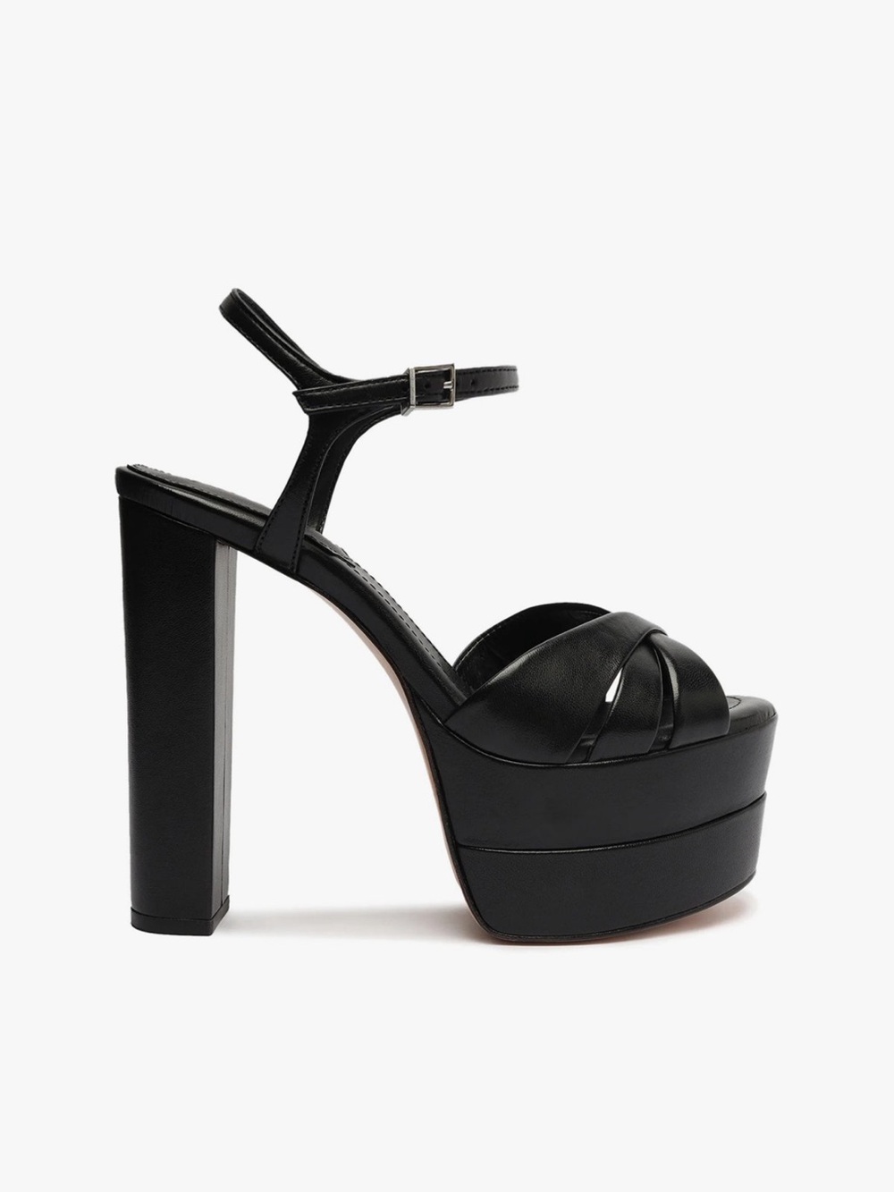 SCHUTZ Keefa High Platform Sandal with Ankle Strap